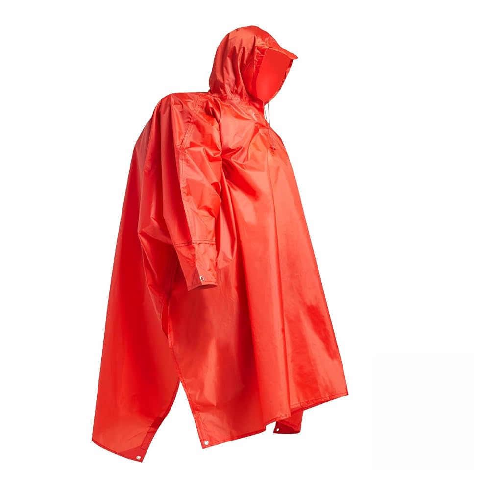 新品 ENFOLD Rain Poncho Coat TOM SHOO Multifunctional Raincoat with Hood Hiking Cycling